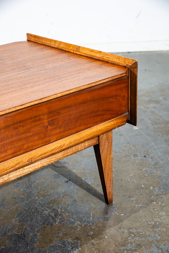 Mid Century Modern Coffee Table Lane First Edition Storage Single Drawer Danish Wide Vintage Danish Denmark - Image 7