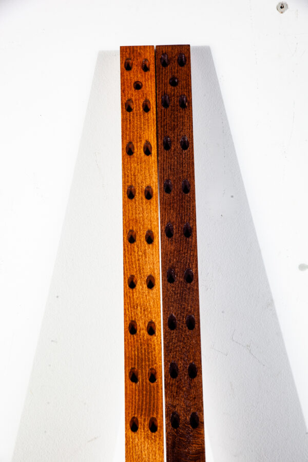 Mid Century Danish Modern Cado Wall Unit Single Upright Bracket Shelving Wood Teak Rosewood Beech Poul Cadovius - Image 10