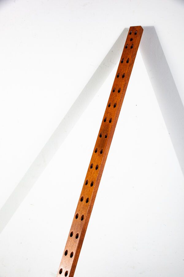 Mid Century Danish Modern Cado Wall Unit Single Upright Bracket Shelving Wood Teak Rosewood Beech Poul Cadovius - Image 3