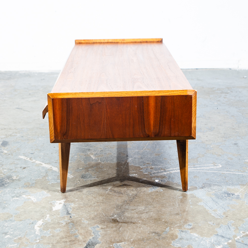 Mid Century Modern Coffee Table Lane First Edition Storage Single Drawer Danish Wide Vintage Danish Denmark - Image 8