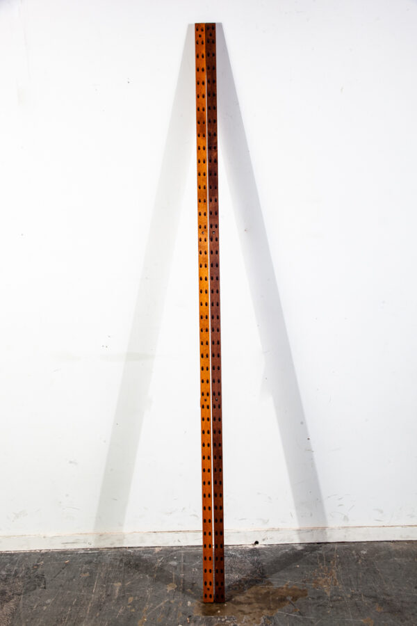 Mid Century Danish Modern Cado Wall Unit Single Upright Bracket Shelving Wood Teak Rosewood Beech Poul Cadovius - Image 8