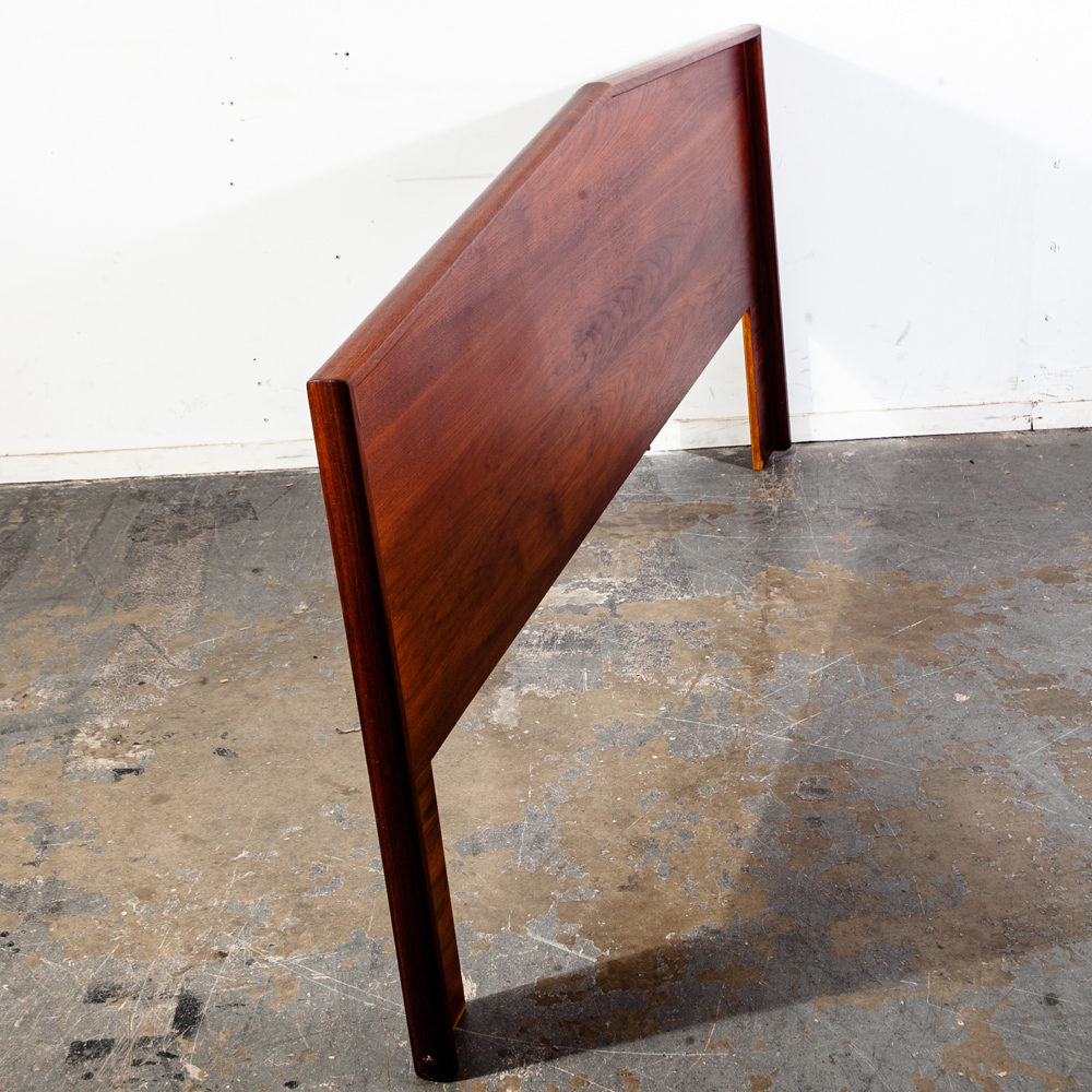 Mid Century Modern Headboard King S Bed Frame Solid Walnut Wood American Vintage Brown Saltman Handcrafted - Image 11