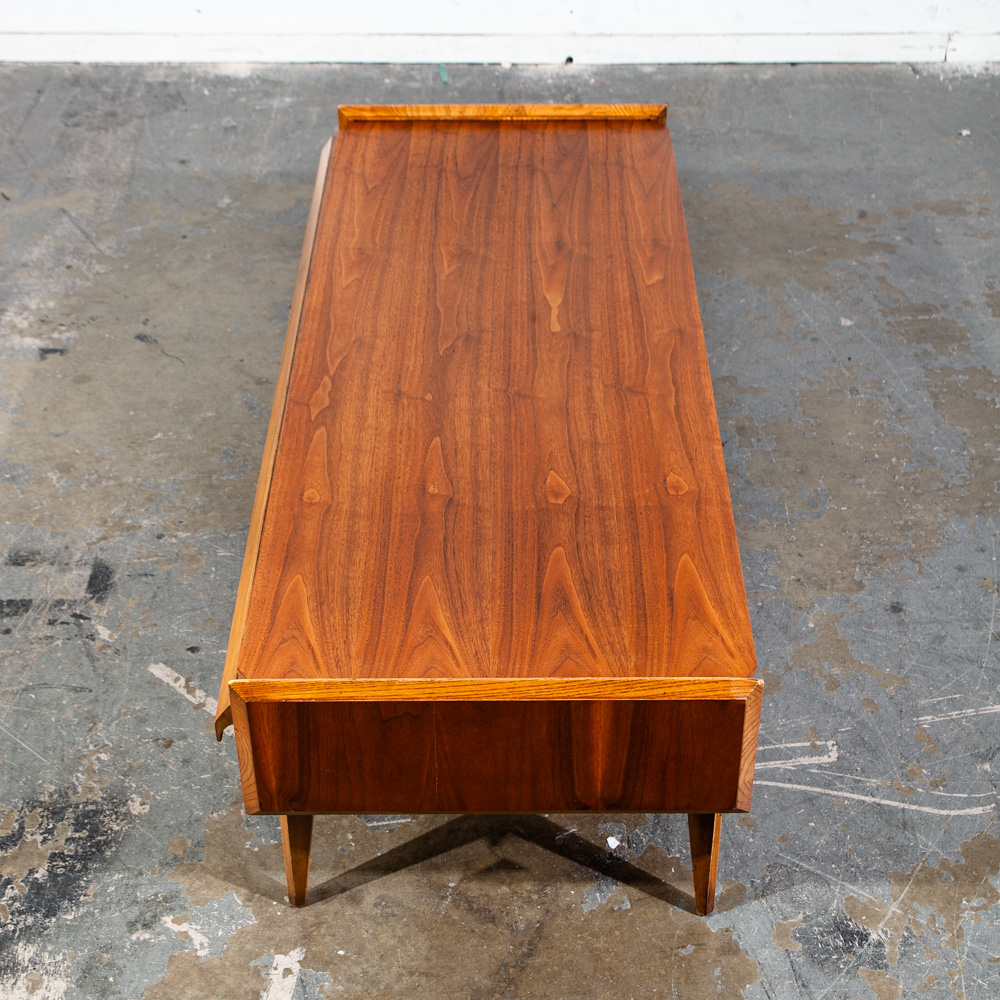 Mid Century Modern Coffee Table Lane First Edition Storage Single Drawer Danish Wide Vintage Danish Denmark - Image 6