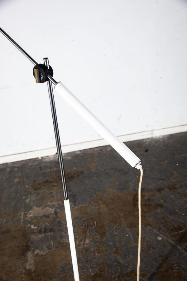 Mid Century Modern Floor Lamp Eyeball Orb Sonneman Lightolier White Space Age Adjustable Vintage Light Lighting - Image 7