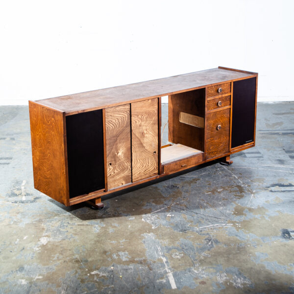 Mid Century Modern Stereo Console Media Cabinet Custom Japanese Audio Hifi Mcm Japan - Image 4