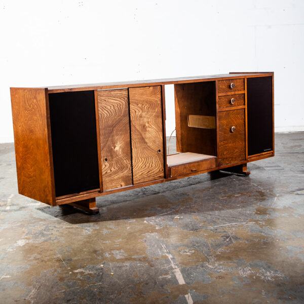 Mid Century Modern Stereo Console Media Cabinet Custom Japanese Audio Hifi Mcm Japan - Image 2