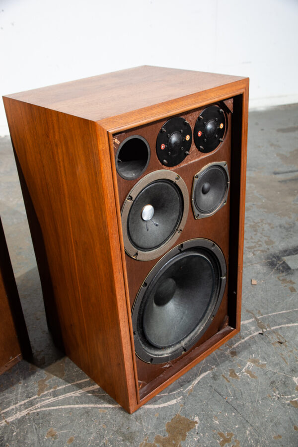 Vintage Speakers Sansui SP 1500 3 way 5 Drivers Walnut Wood Tested Speaker Set Pair Working - Image 4