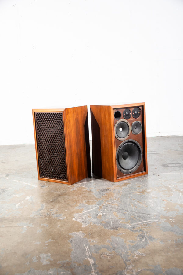 Vintage Speakers Sansui SP 1500 3 way 5 Drivers Walnut Wood Tested Speaker Set Pair Working - Image 7