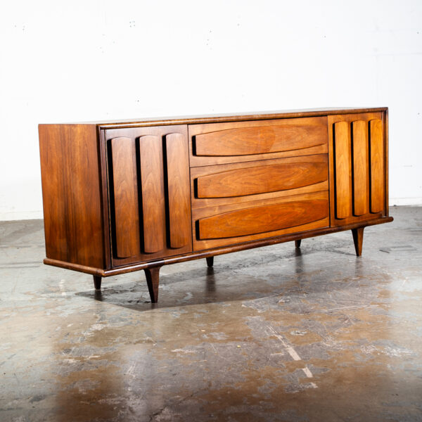 Mid Century Modern Dresser Credenza 9 Drawer American Martinsville Vintage Mcm Denmark Drexel Broyhill
