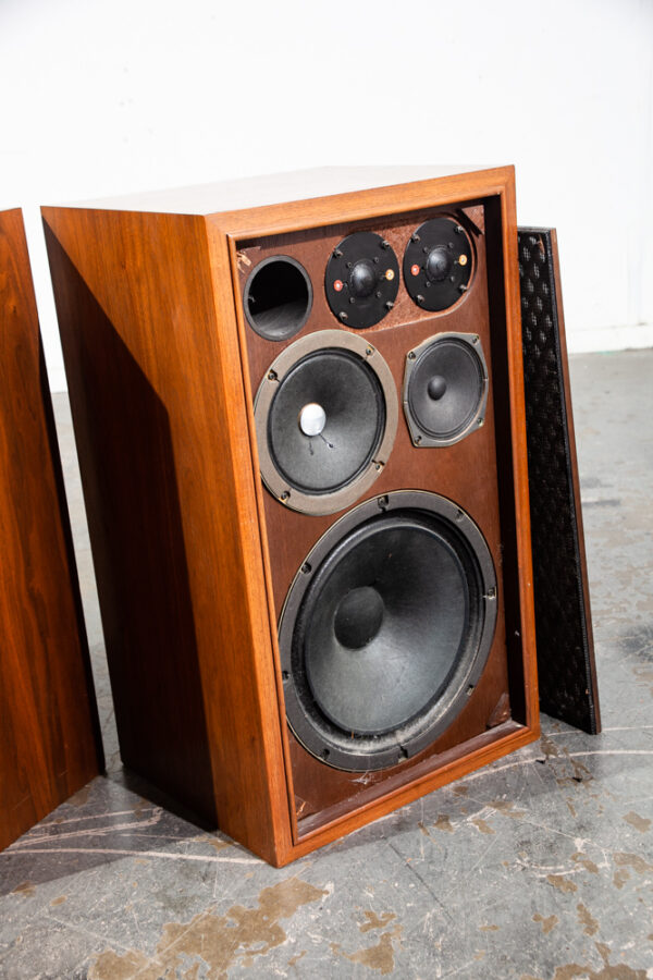 Vintage Speakers Sansui SP 1500 3 way 5 Drivers Walnut Wood Tested Speaker Set Pair Working - Image 8
