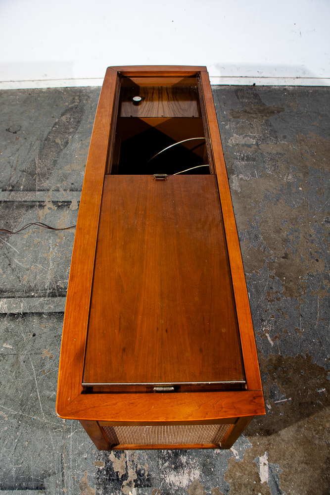 Mid Century Modern Stereo Console Magnavox Hifi Record Player Radio Tube Vintage Audiophile Zenith Grundig - Image 8