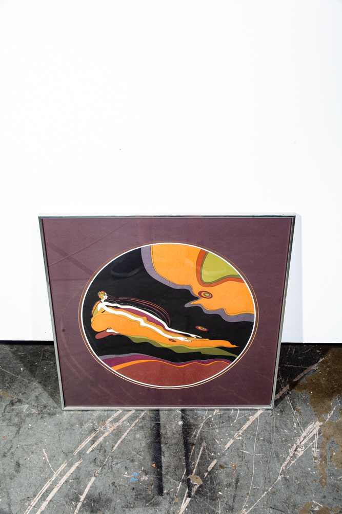 Mid Century Modern Lithograph John Luke Eastman 1975 Psychedelic Signed Numbered Original Wall Art # 13 / 200 - Image 11