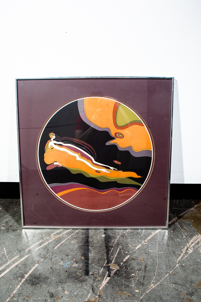 Mid Century Modern Lithograph John Luke Eastman 1975 Psychedelic Signed Numbered Original Wall Art # 13 / 200 - Image 7