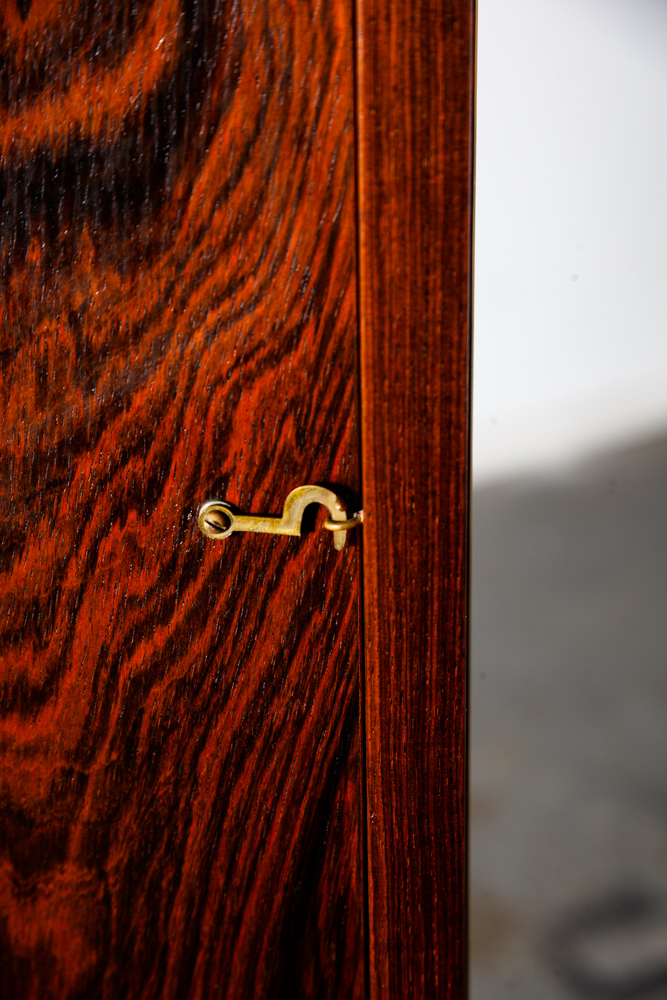 Mid Century Danish Modern Grandfather Clock Brazilian Rosewood Brixon Swiss Switzerland - Image 10