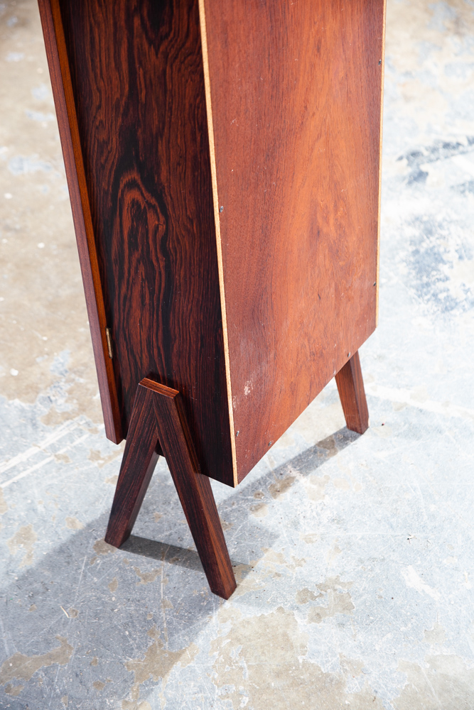 Mid Century Danish Modern Grandfather Clock Brazilian Rosewood Brixon Swiss Switzerland - Image 5