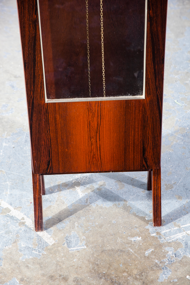 Mid Century Danish Modern Grandfather Clock Brazilian Rosewood Brixon Swiss Switzerland - Image 7