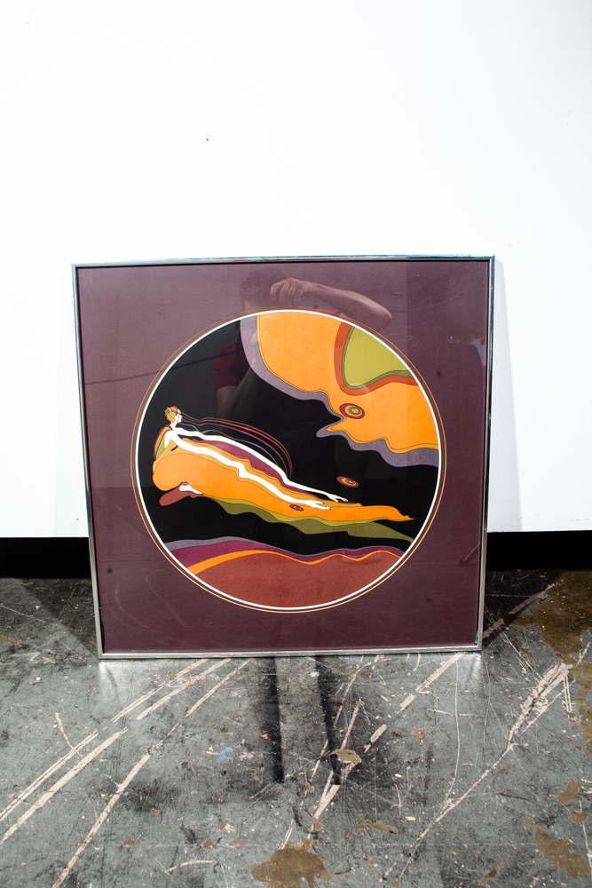 Mid Century Modern Lithograph John Luke Eastman 1975 Psychedelic Signed Numbered Original Wall Art # 13 / 200 - Image 3