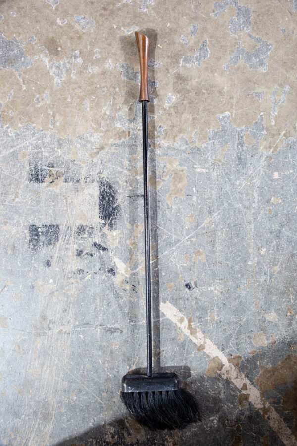 Mid Century Modern Fireplace Tools Wall Mounted Seymour Metal Brass Vintage VG Hanging - Image 10