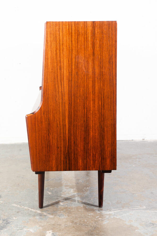 Mid Century Danish Modern Credenza Sideboard Brazilian Rosewood Large Denmark Bar Storage Arne Vodder Finn Juhl - Image 3