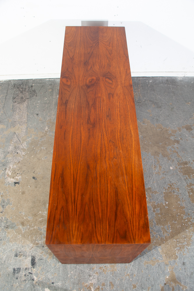 Mid Century Modern Credenza Dresser 6 Drawer Dillingham Walnut Vintage Mcm Wide Media Danish - Image 5