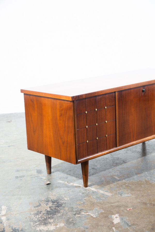 Mid Century Modern Cedar Chest Lane Lock Removed Walnut Vintage Blanket Storage Wood Locking  Bench - Image 10