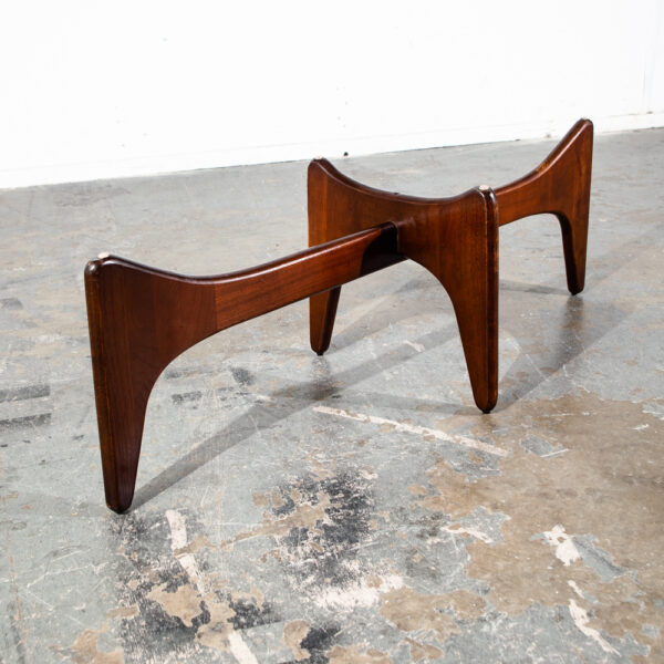 Mid Century Modern Coffee Table Surfboard Glass Kroehler Adrian Pearsall Sculptural Mcm  Floating Stingray Vintage - Image 6