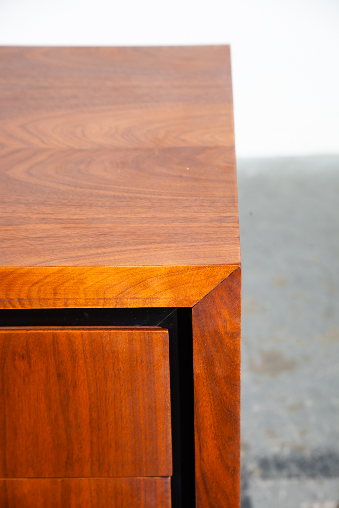 Mid Century Modern Credenza Dresser 6 Drawer Dillingham Walnut Vintage Mcm Wide Media Danish - Image 7