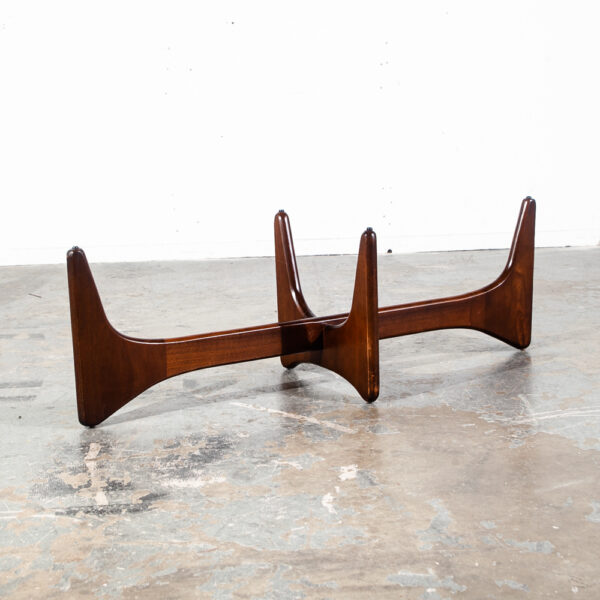 Mid Century Modern Coffee Table Surfboard Glass Kroehler Adrian Pearsall Sculptural Mcm  Floating Stingray Vintage - Image 10