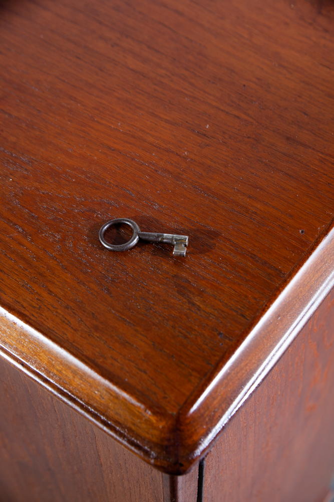 Mid Century Danish Modern Credenza Sideboard Teak Cabinet Denmark BS Mobler Mcm High Large - Image 8