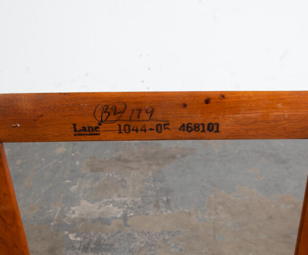Mid Century Modern Side Table End Rectangular Lane Glass Walnut Adrian Pearsall Danish Denmark - Image 7