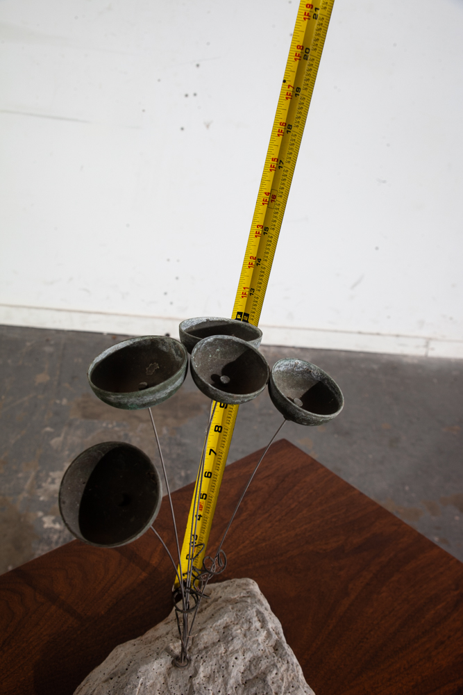 Mid Century Modern Sculpture Kinetic art Woodstock Garden Bells Chimes Wind Mcm - Image 11