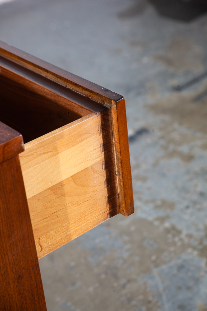 Mid Century Modern Chest of Drawers Dresser Walnut 3 Drawer American Vintage - Image 11