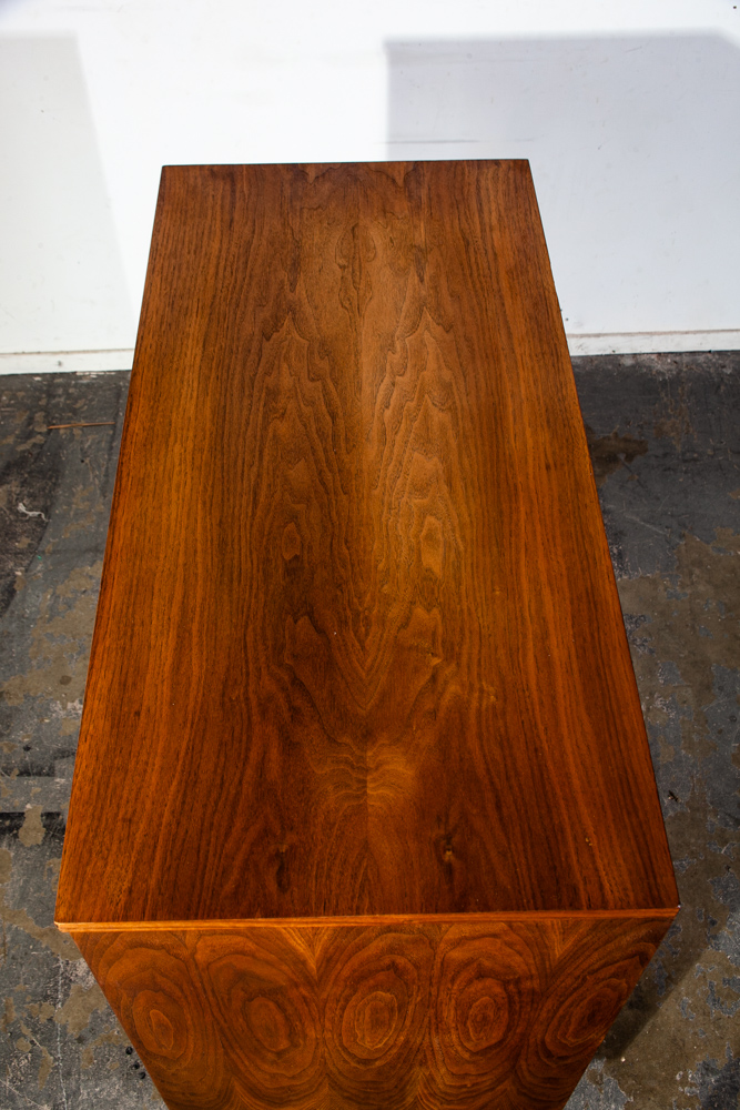 Mid Century Modern Dresser Highboy Broyhill Brasilia 5 Drawer Restored Danish NM - Image 4