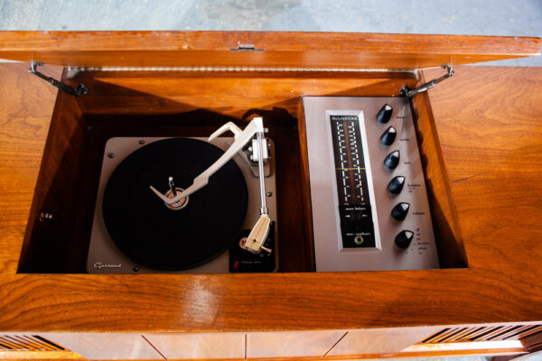 Mid Century Modern Stereo Console Record Player Clairetone Serviced Hifi Radio M - Image 6
