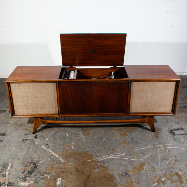 Mid Century Modern Stereo Console Record Player RCA Victor Serviced Hifi Radio M - Image 9