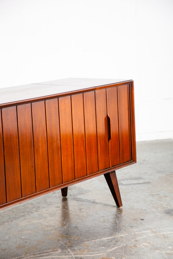 Mid Century Modern Stereo Console Record Player Zenith Serviced Hifi Radio Wood - Image 7