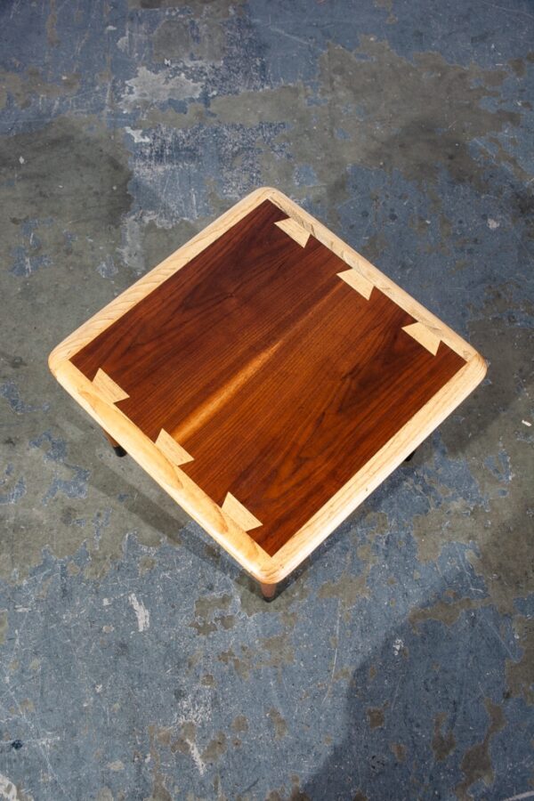 Mid Century Modern End Table Lane Side Walnut Restored Vintage Square Acclaim NM - Image 4
