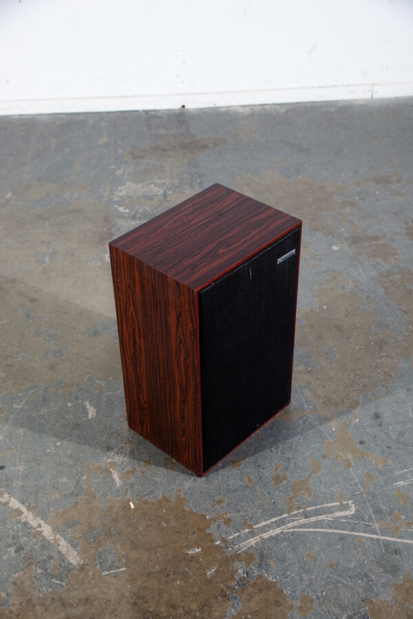 Mid Century Danish Modern Speakers Set 3435 Ferguson Thorns Brazilian Rosewood - Image 9