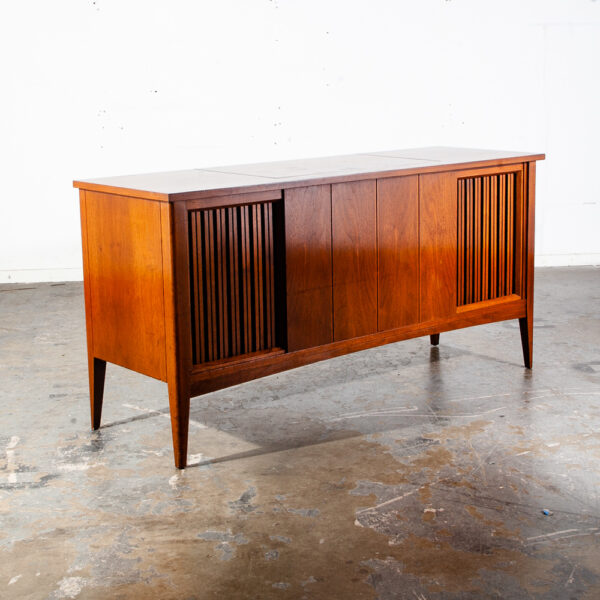 Mid Century Modern Stereo Console Record Player Clairetone Serviced Hifi Radio M - Image 3