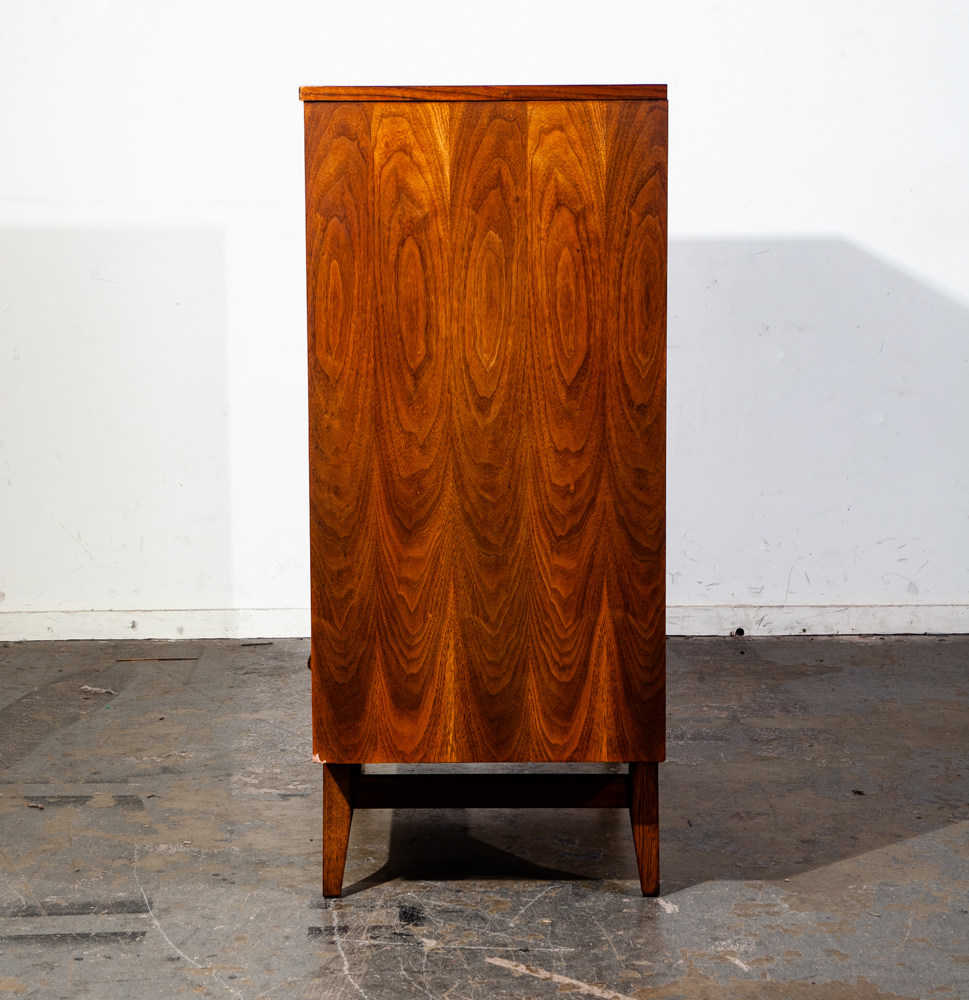 Mid Century Modern Dresser Highboy Broyhill Brasilia 5 Drawer Restored Danish NM - Image 3