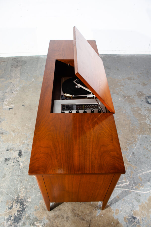 Mid Century Modern Stereo Console Record Player Clairetone Serviced Hifi Radio M - Image 5