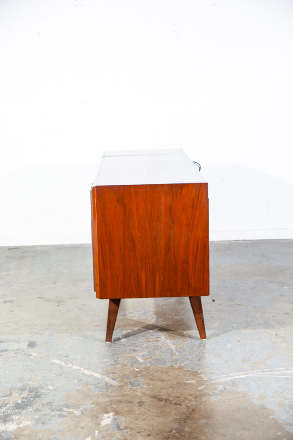 Mid Century Modern Stereo Console Record Player Zenith Serviced Hifi Radio Wood - Image 6