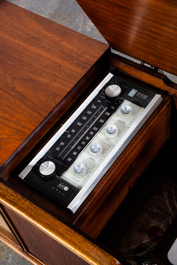 Mid Century Modern Stereo Console Record Player RCA Victor Serviced Hifi Radio M - Image 5