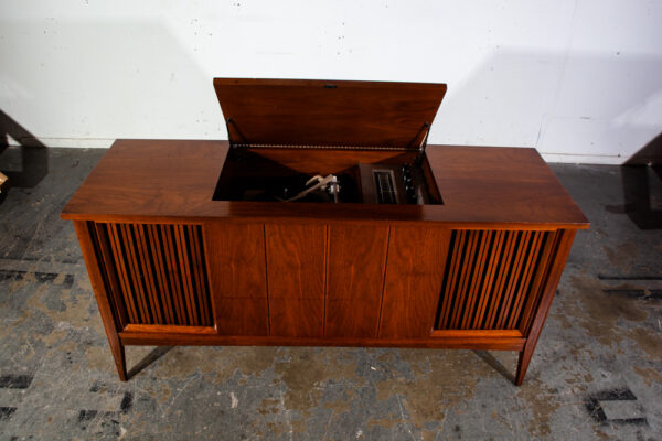 Mid Century Modern Stereo Console Record Player Clairetone Serviced Hifi Radio M - Image 7
