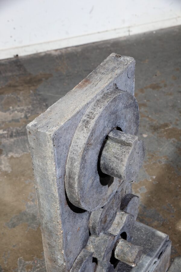Mid Century Modern Sculpture Original Art Contemporary Abstract Studio Large Grey - Image 9