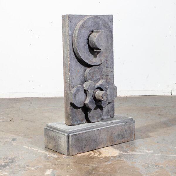 Mid Century Modern Sculpture Original Art Contemporary Abstract Studio Large Grey