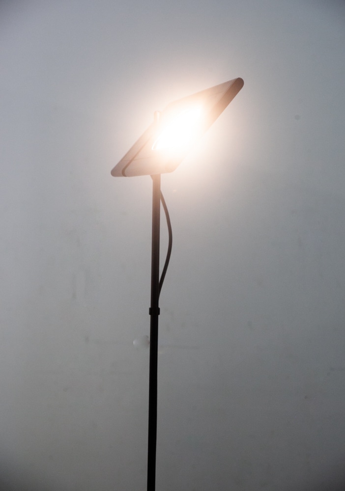 Mid Century Modern Floor Lamp Italiana Luce Mario Barbaglia Duna Light Black NM - Image 9
