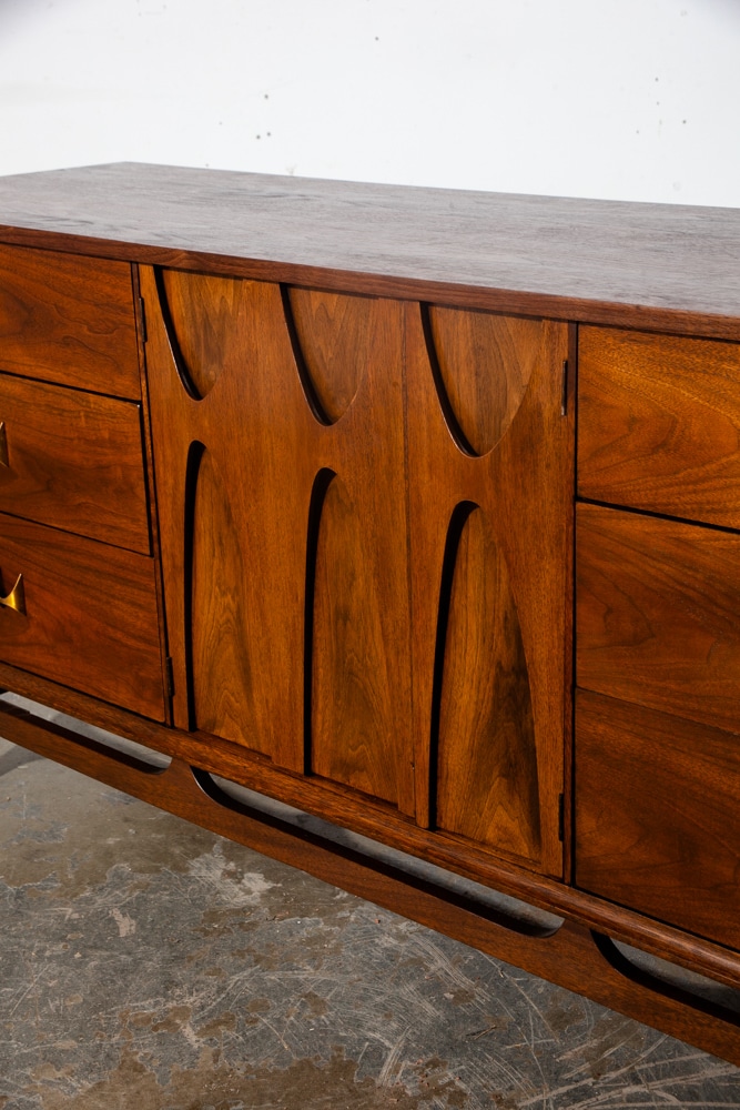 Mid Century Modern Dresser Credenza Broyhill Brasilia Vintage Danish 9 Drawer M+ - Image 10