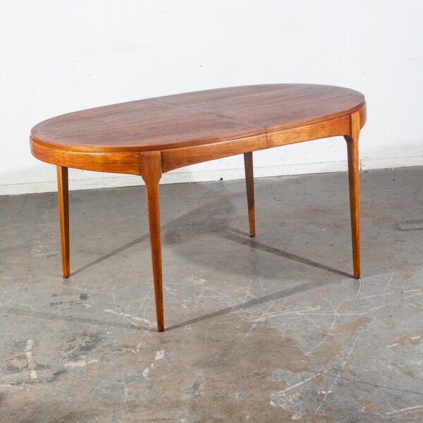 Mid Century Modern Dining Table Oval Expanding Table Lane Rhythm Walnut leaf x2 - Image 2