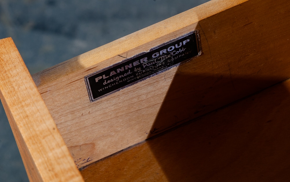 Mid Century Modern Desk Executive Office Paul Mccobb Planner Group Restored Mcm Blonde Solid Maple Danish - Image 11